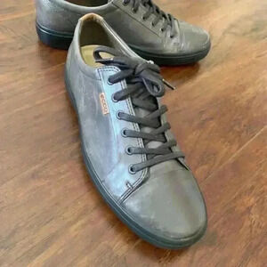 ECCO Men's Soft-7 City Sneakers Dark Khaki Color. Size 11